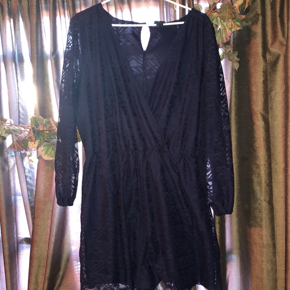 Lace Shorts Romper